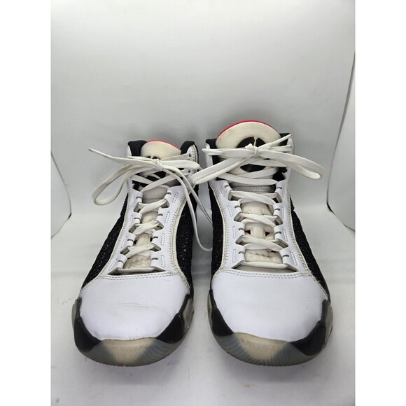 Air Jordan 38 Fundamentals Basketball Shoes Men\'s 7.5 White Black Court Sneakers main image 4